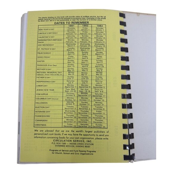 Pat Walkers Favorite Recipes Spiral-Bound Cookbook 1982? Vintage VTG. Extras - Picture 8 of 14